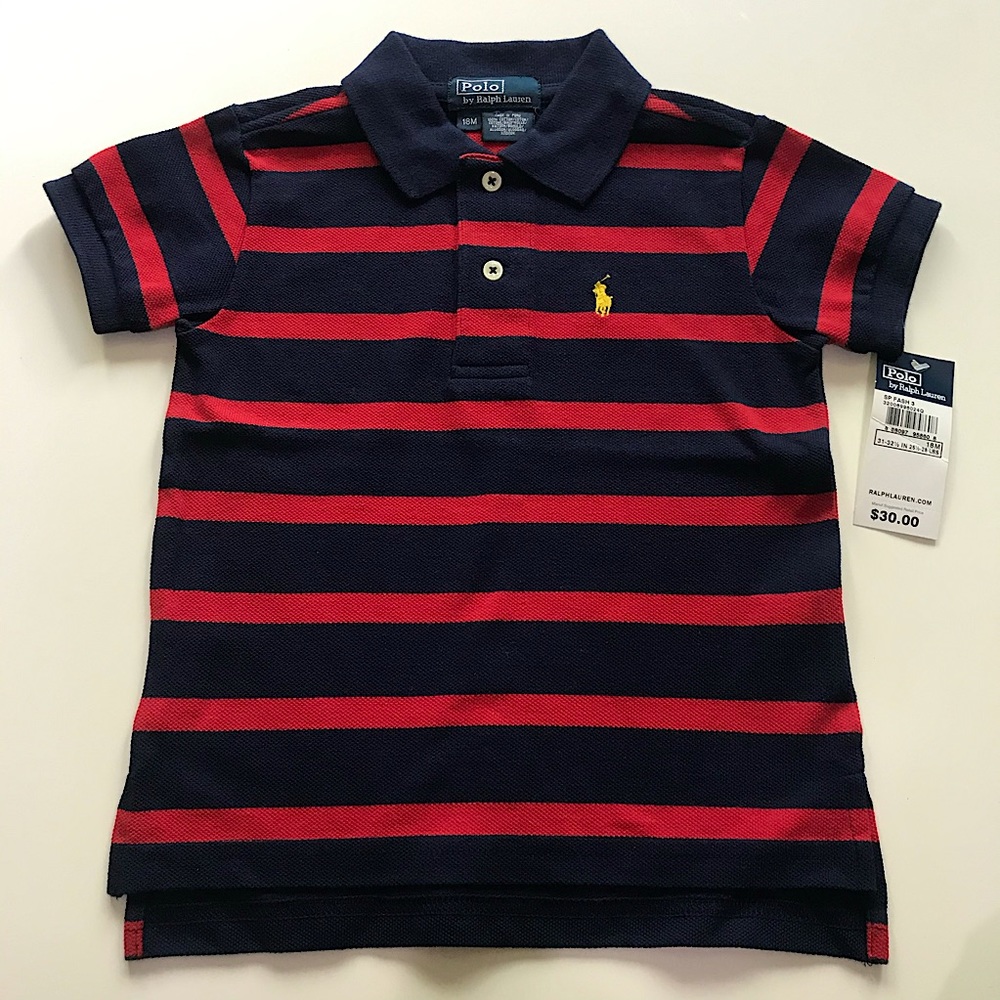 NWT Ralph Lauren Boys Polo Shirt Sz 18 months New